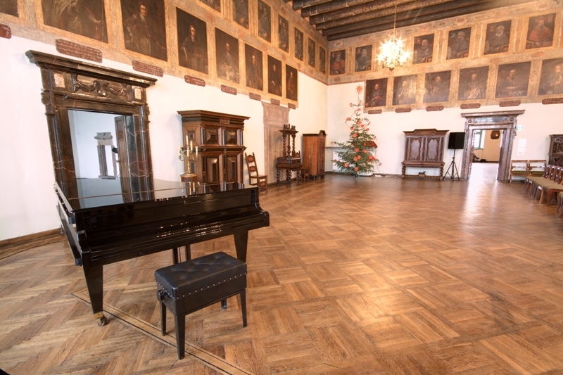 Wnętrze Pałacu Biskupów Krakowskich w Kielcach
