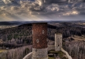 Widok z zamkowej wieży