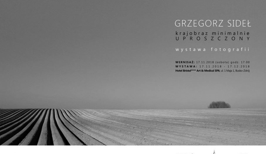 Grzegorz Sideł - krajobraz minimalnie uproszczony wystawa fotografii