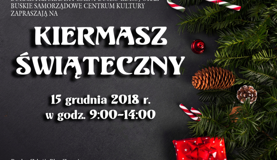 Kiermasz świąteczny w Busku-Zdroju