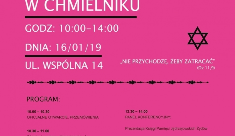 Dzień Judaizmu w Chmielniku