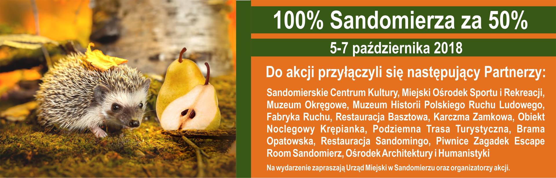 !00% Sandomierza za 50 %, weekend za pół ceny