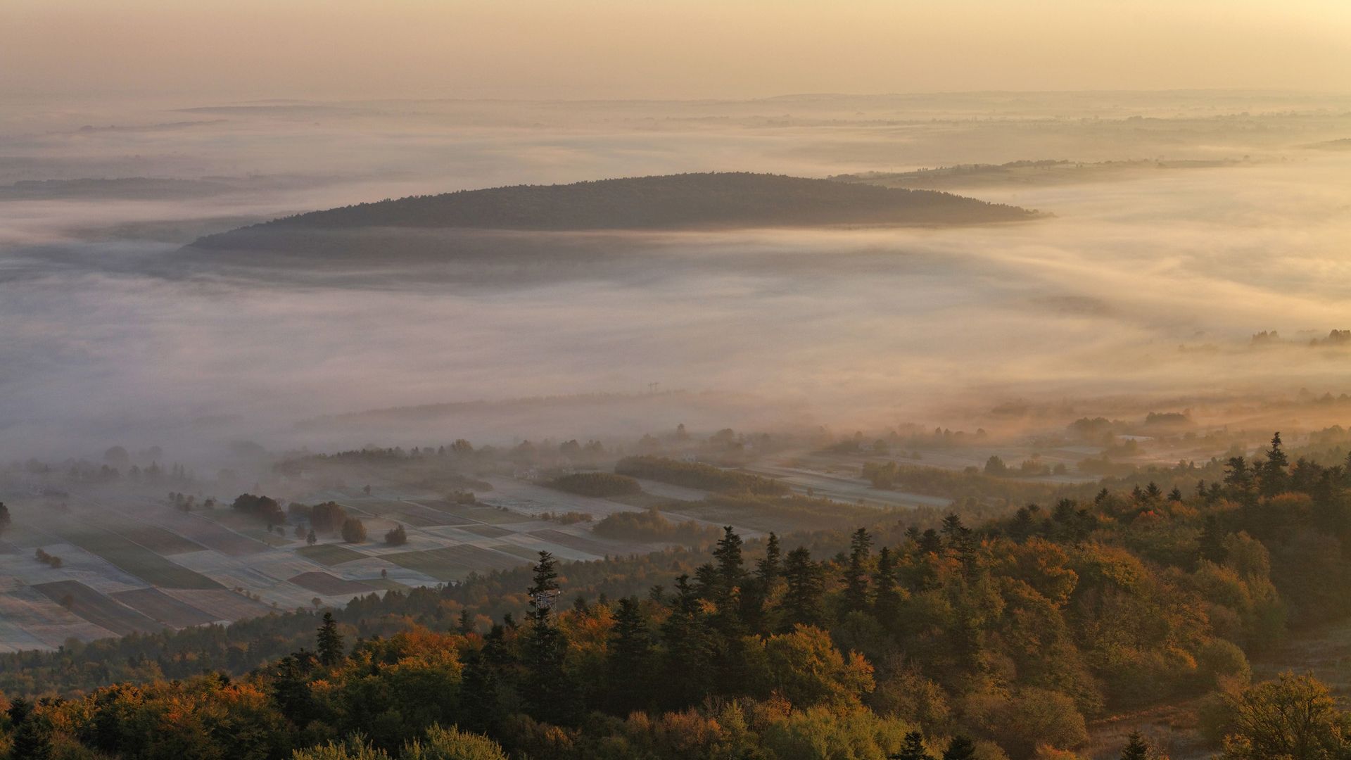 Widok z Łysej Góry