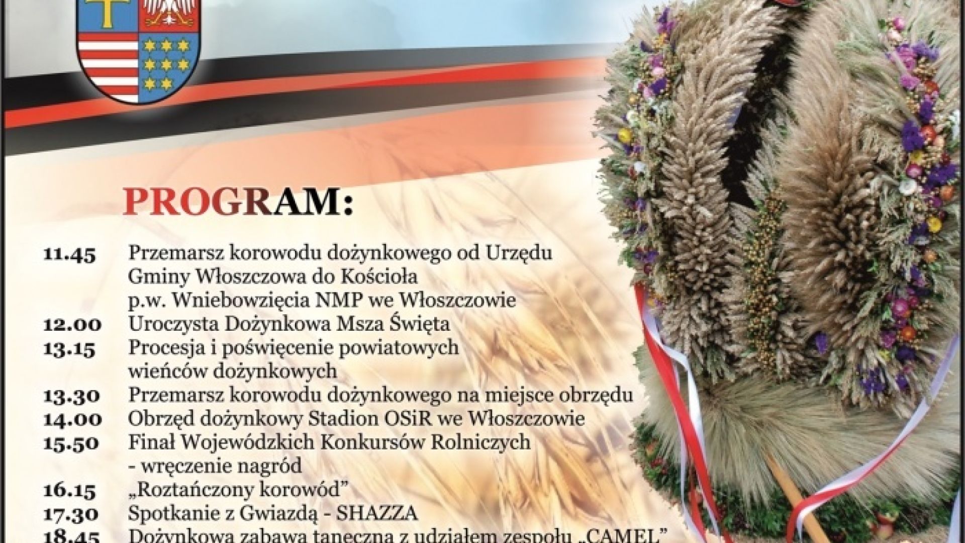 Dożynki Wojewódzkie we Włoszczowie