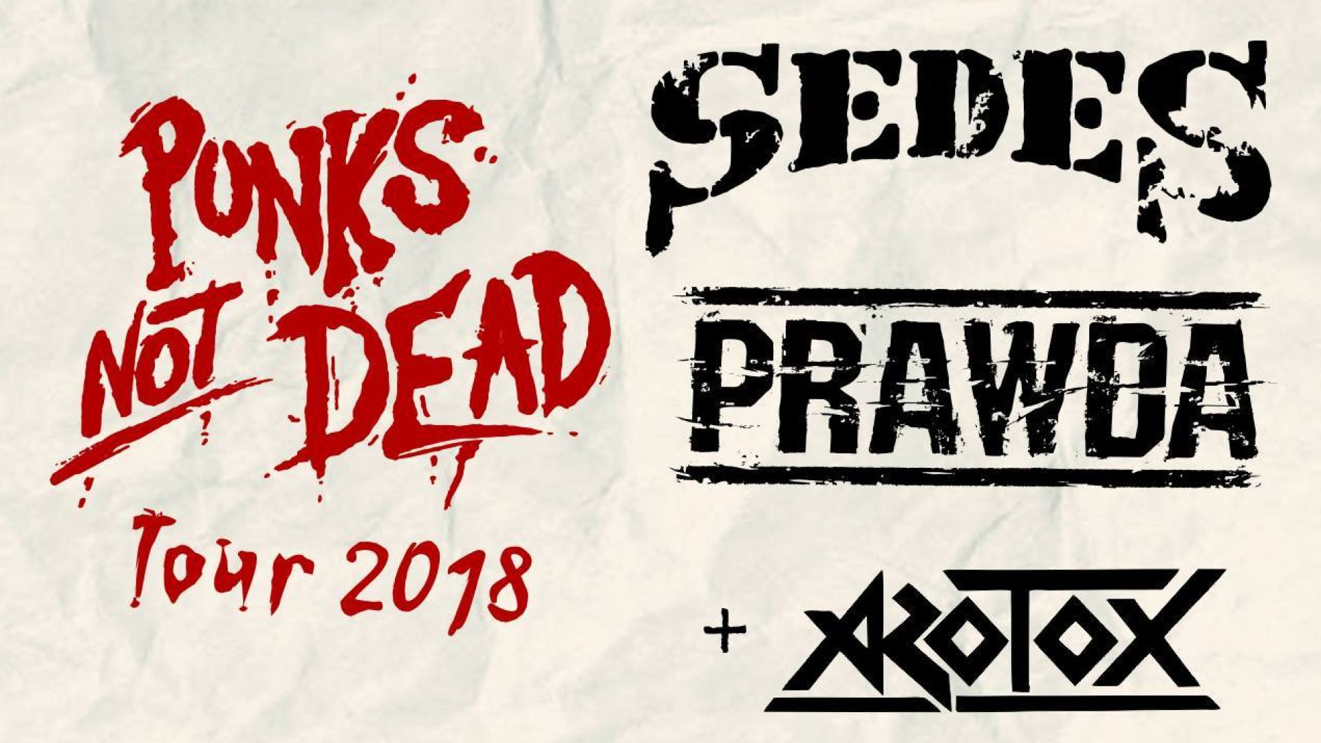 Sedes / Prawda / Azotox - Punk's Not Dead tour 2018 w Skarżysku-Kamiennej