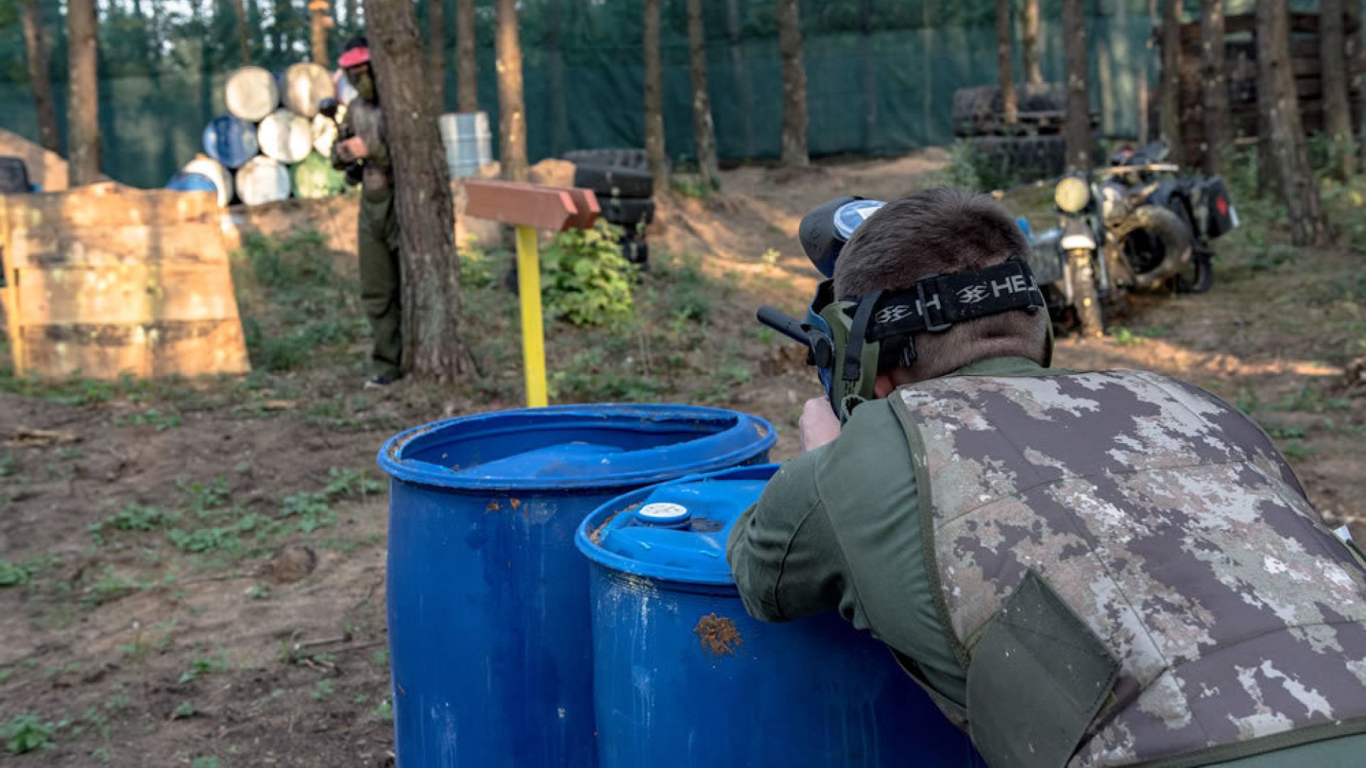 Park linowy i paintball "Akademia Przygoda" w Morawicy