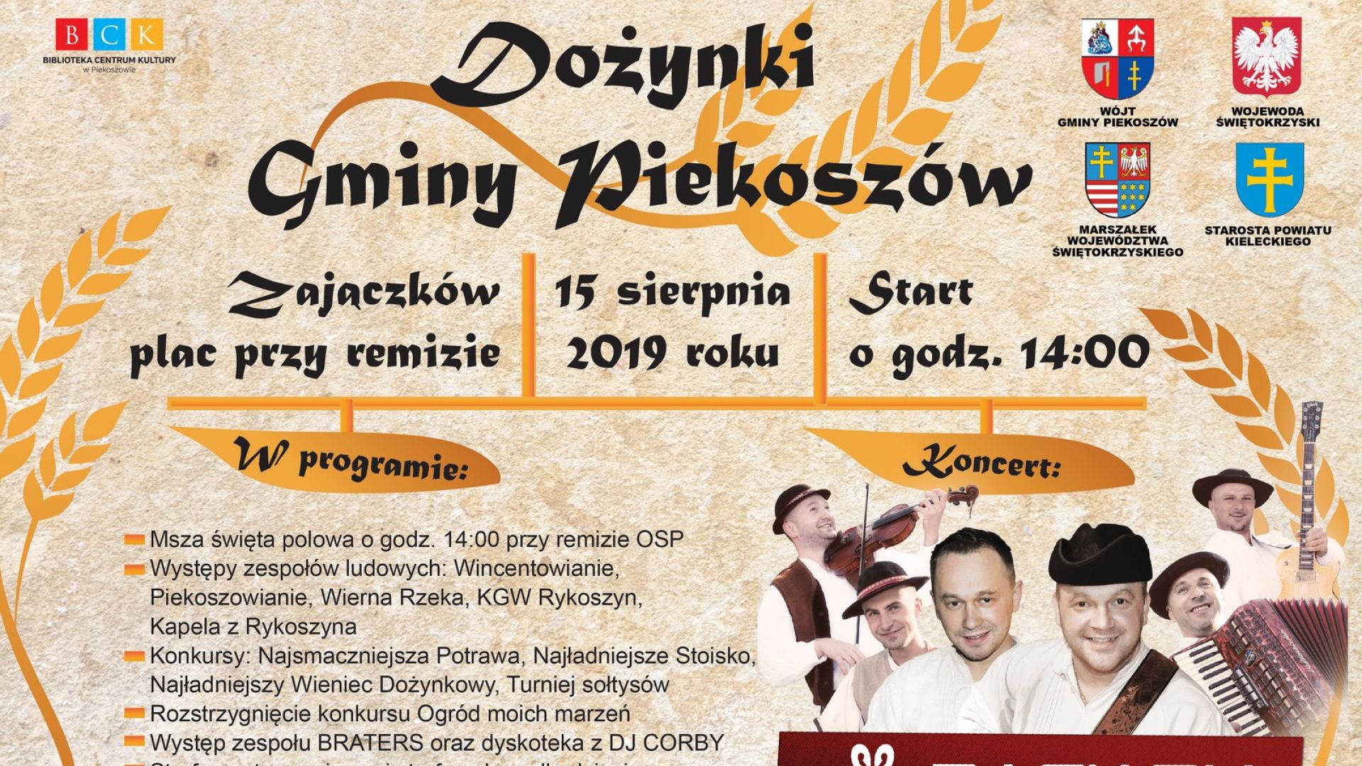 Dożynki gminne w Piekoszowie
