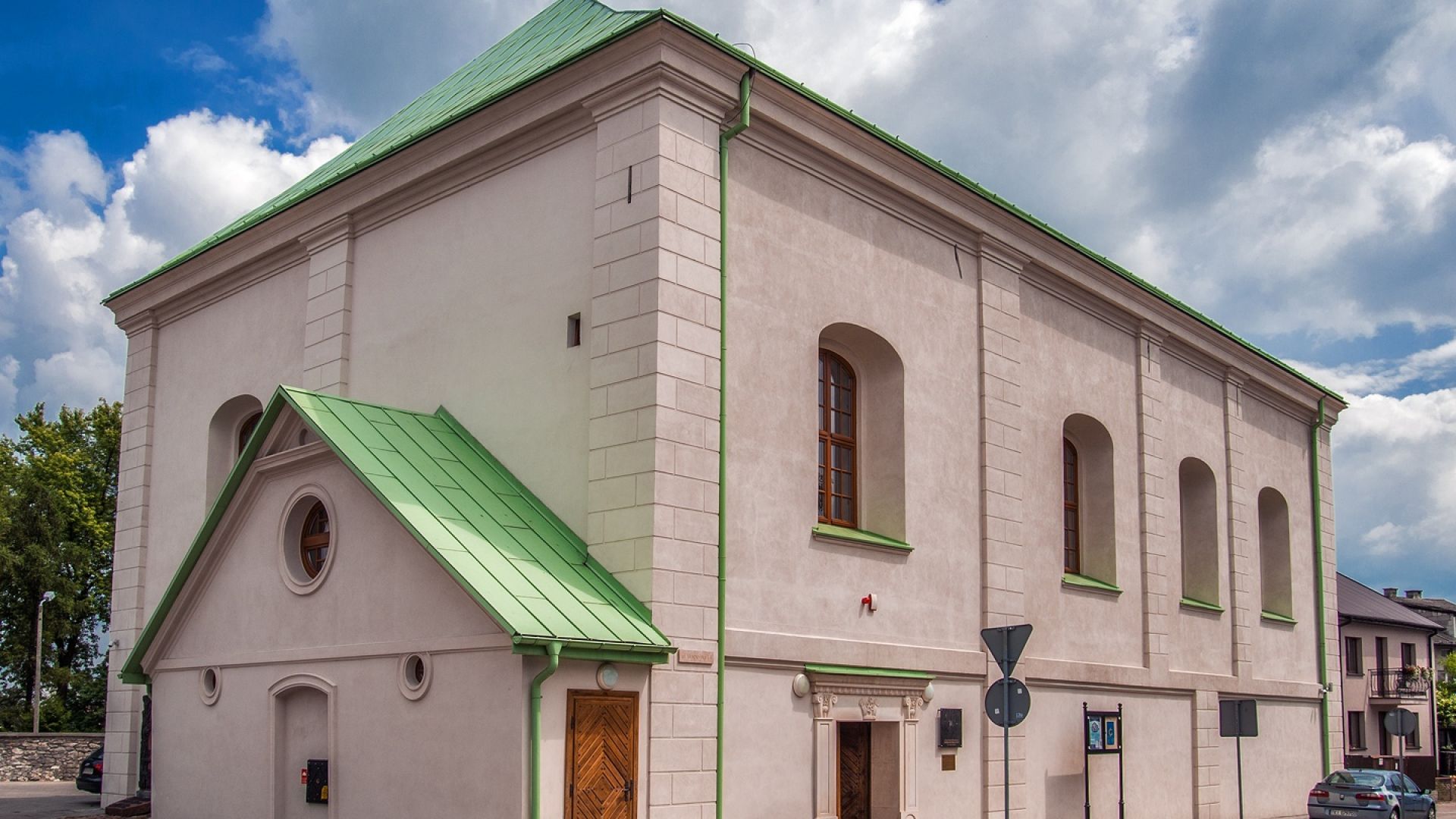 Ośrodek Edukacyjno-Muzealny Świętokrzyski Sztetl w dawnej synagodze w Chmielniku