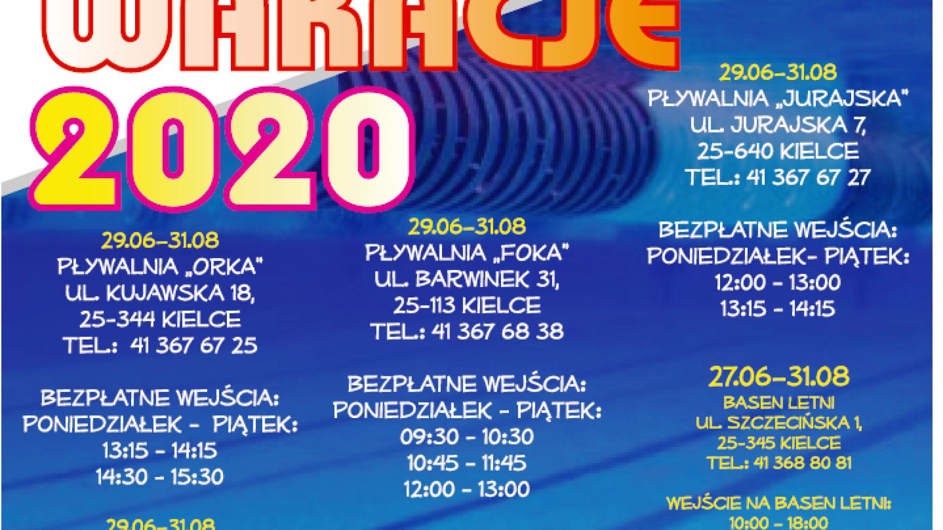 Sportowe wakacje z MOSiR