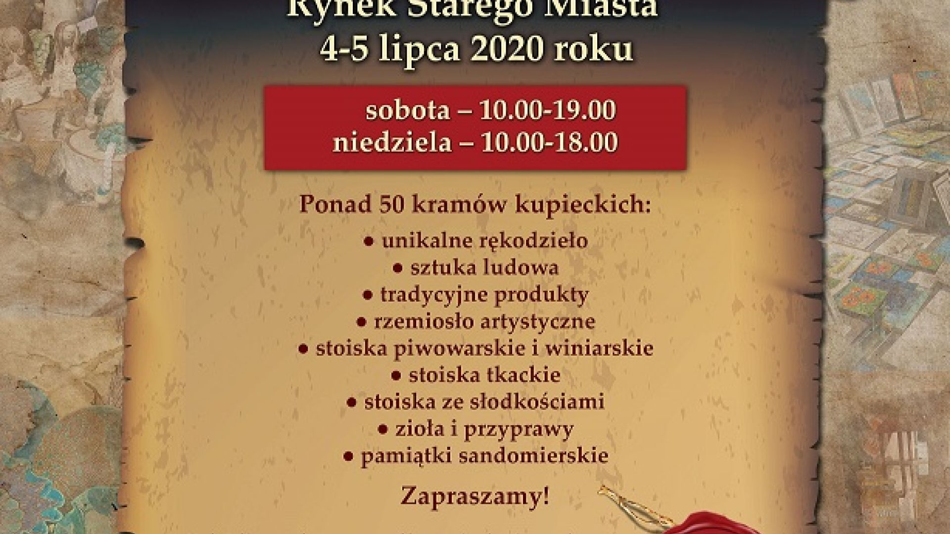 Jarmark Jagielloński 2020 w Sandomierzu