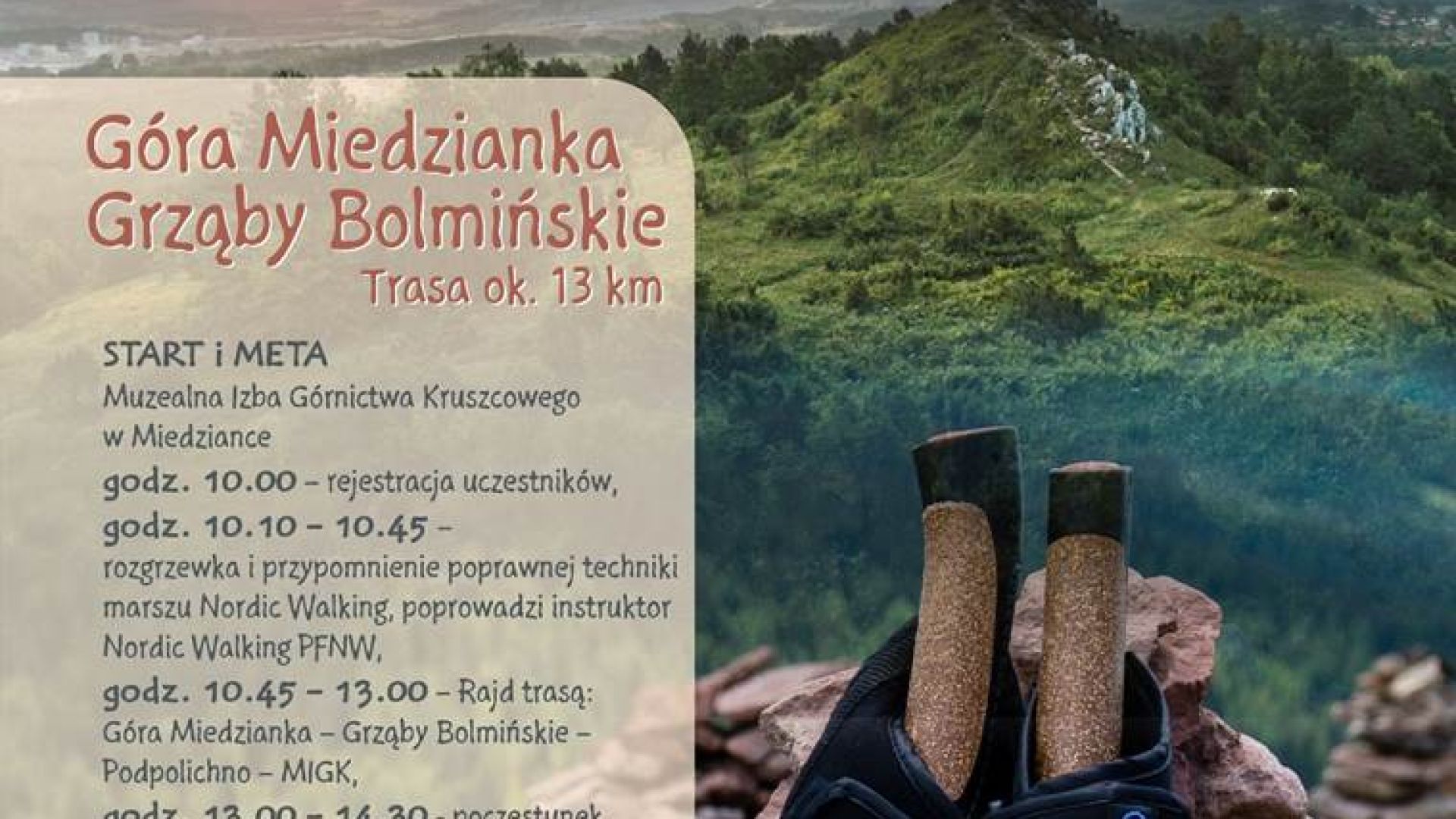 Andrzejkowy Rajd Nordic Walking - Miedzianka