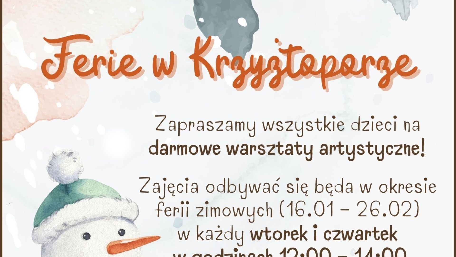 Ferie w Krzyżtoporze