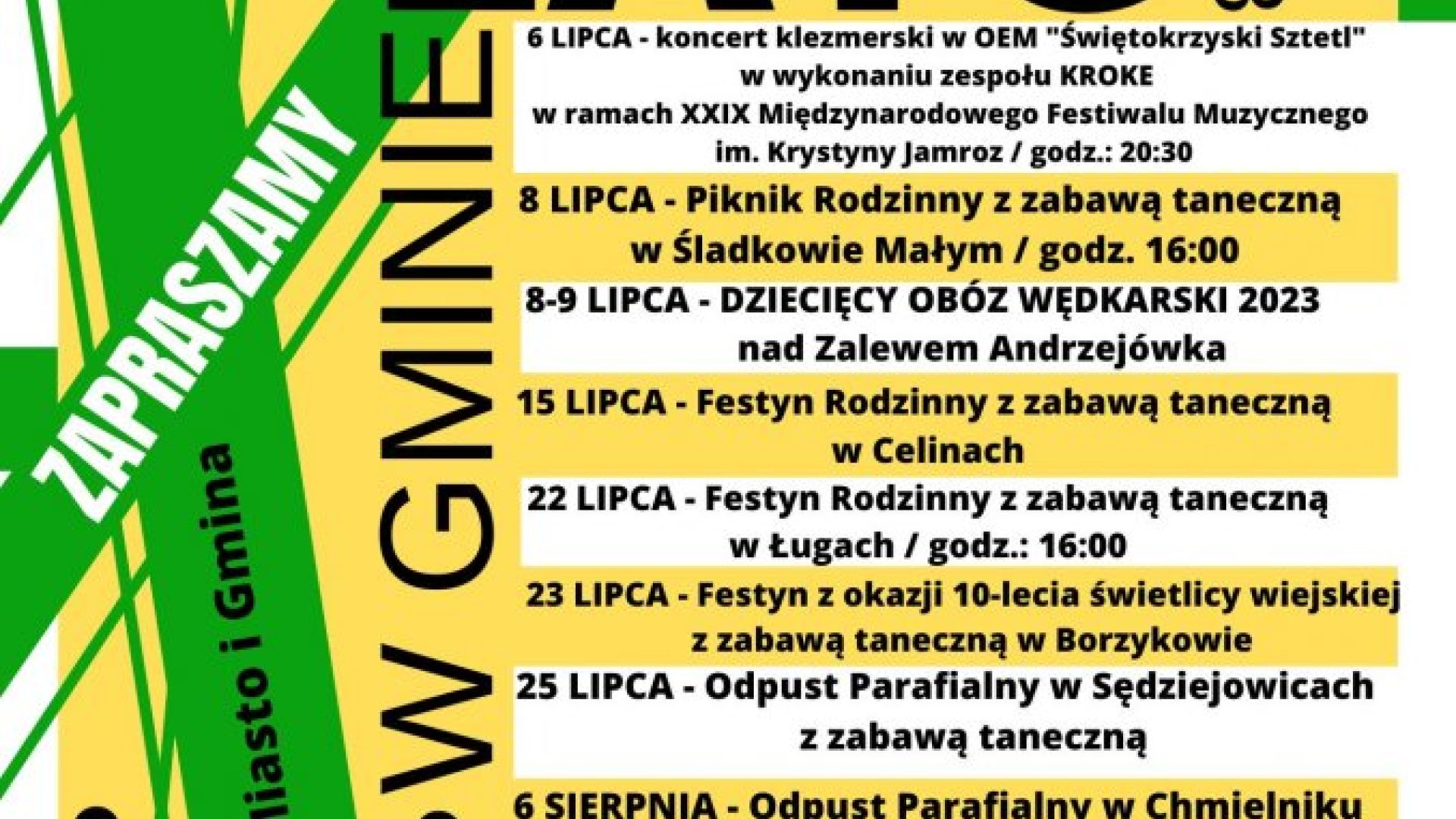 Lato w Gminie Chmielnik