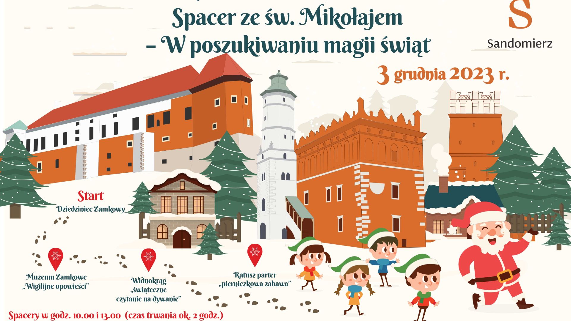 Spacer ze świętym Mikołajem - w poszukiwaniu magii świąt !