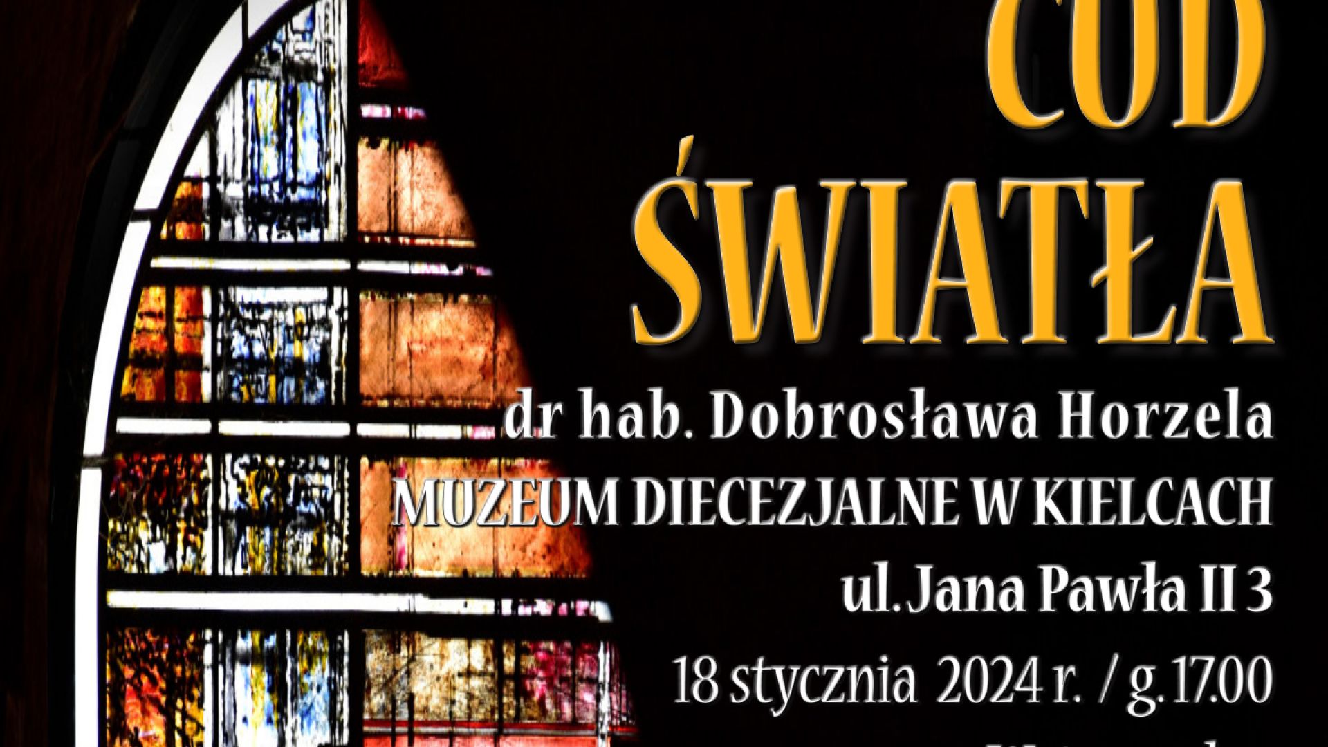 Wykład "OBLICZA PIĘKNA: Cud światła"