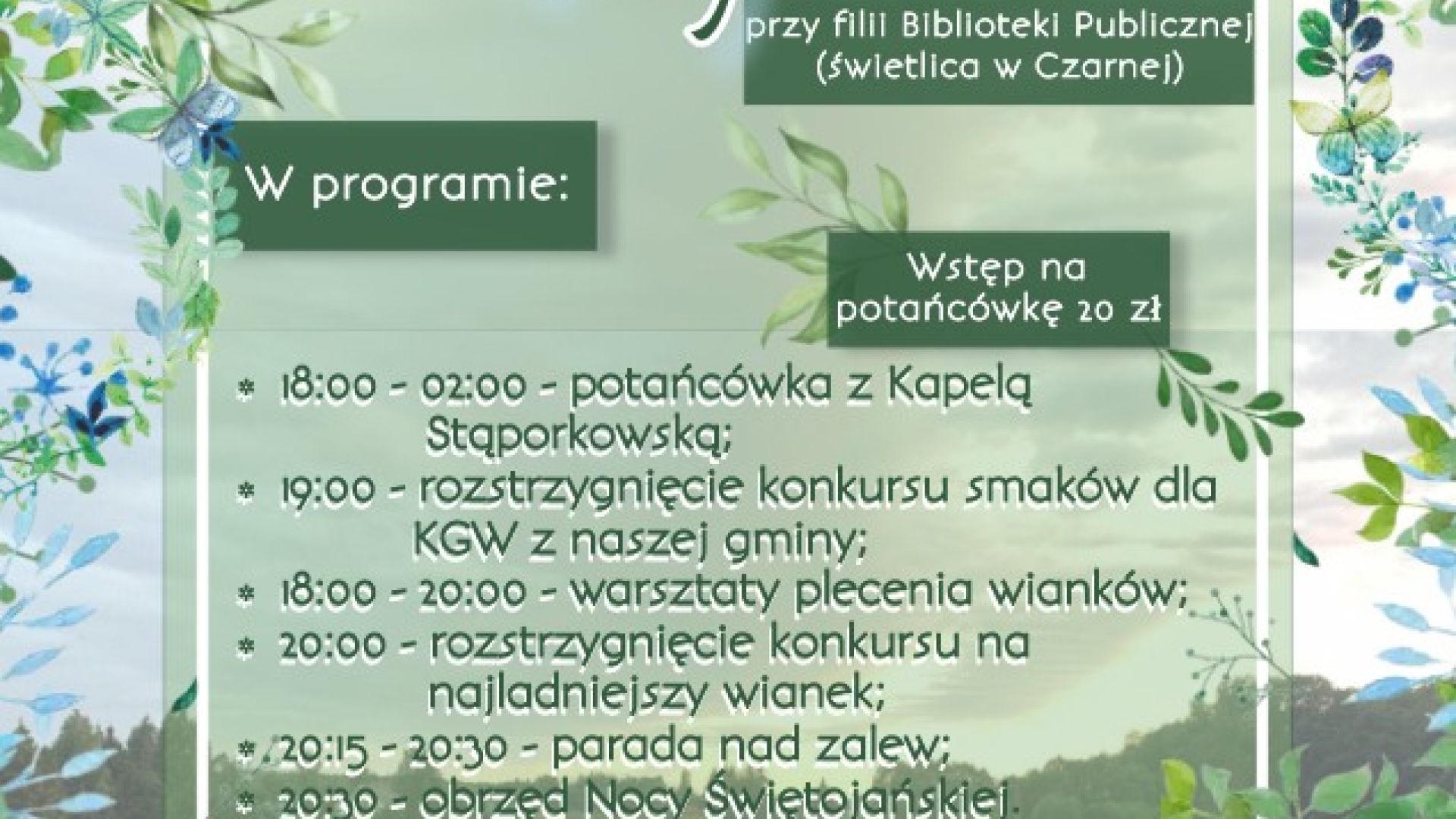 Noc Świętojańska w Czarnej