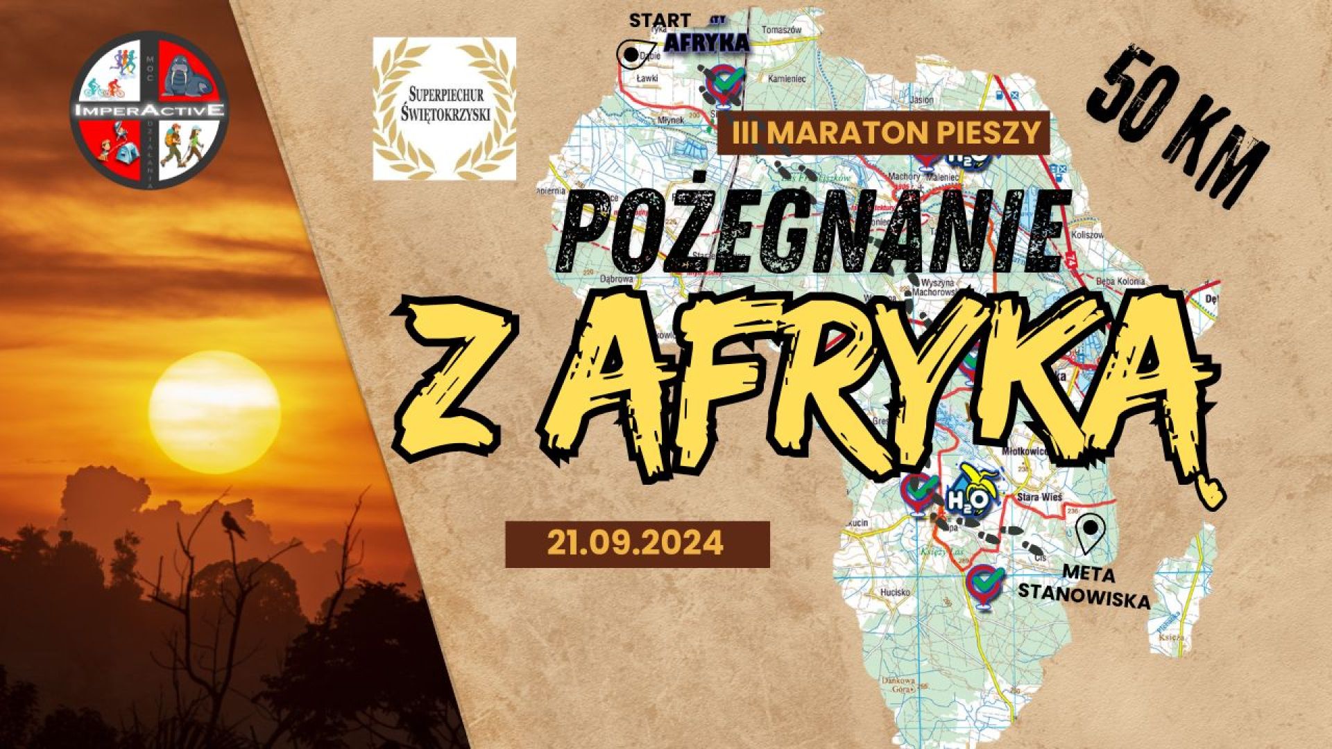 Pożegnanie z Afryką - maraton pieszy