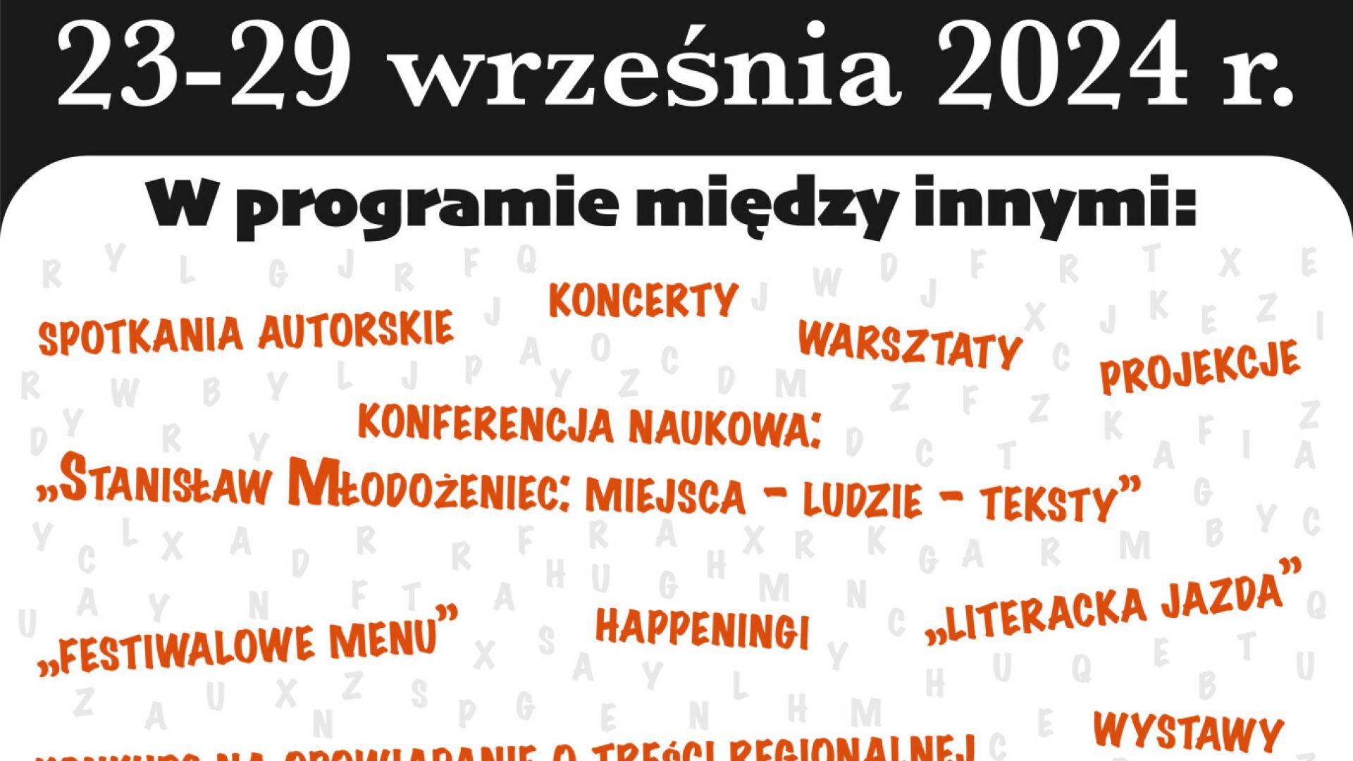 Międzypokoleniowy Festiwal Literatury "GENeracja Słowa"