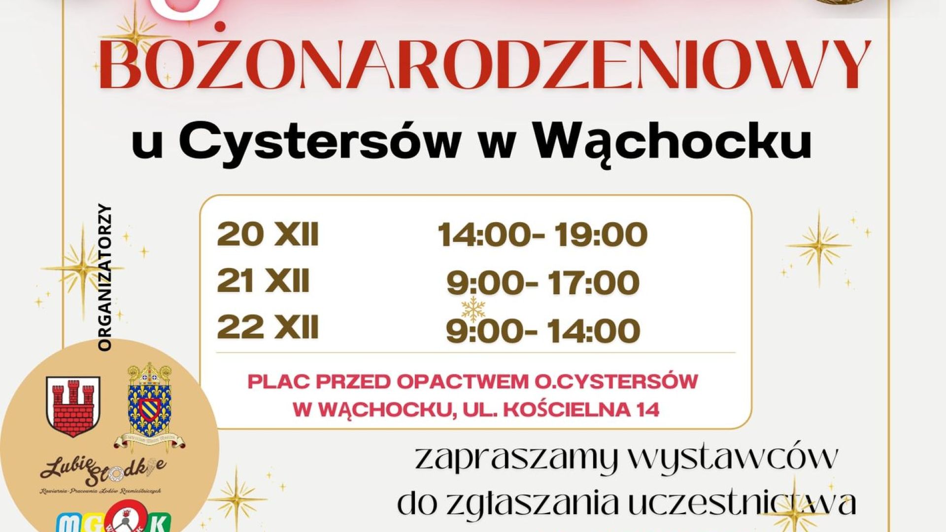 Jarmark Bożonarodzeniowy u Cystersów w Wąchocku