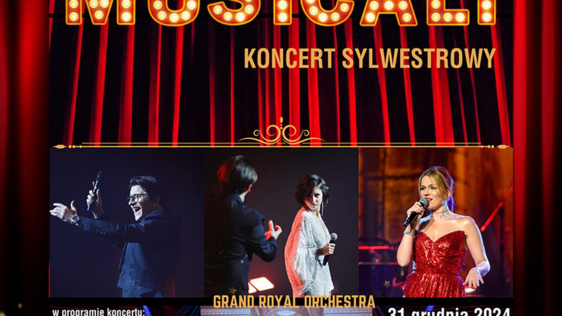 Koncert Sylwestrowy - Największe Hity Musicali w Busku-Zdroju