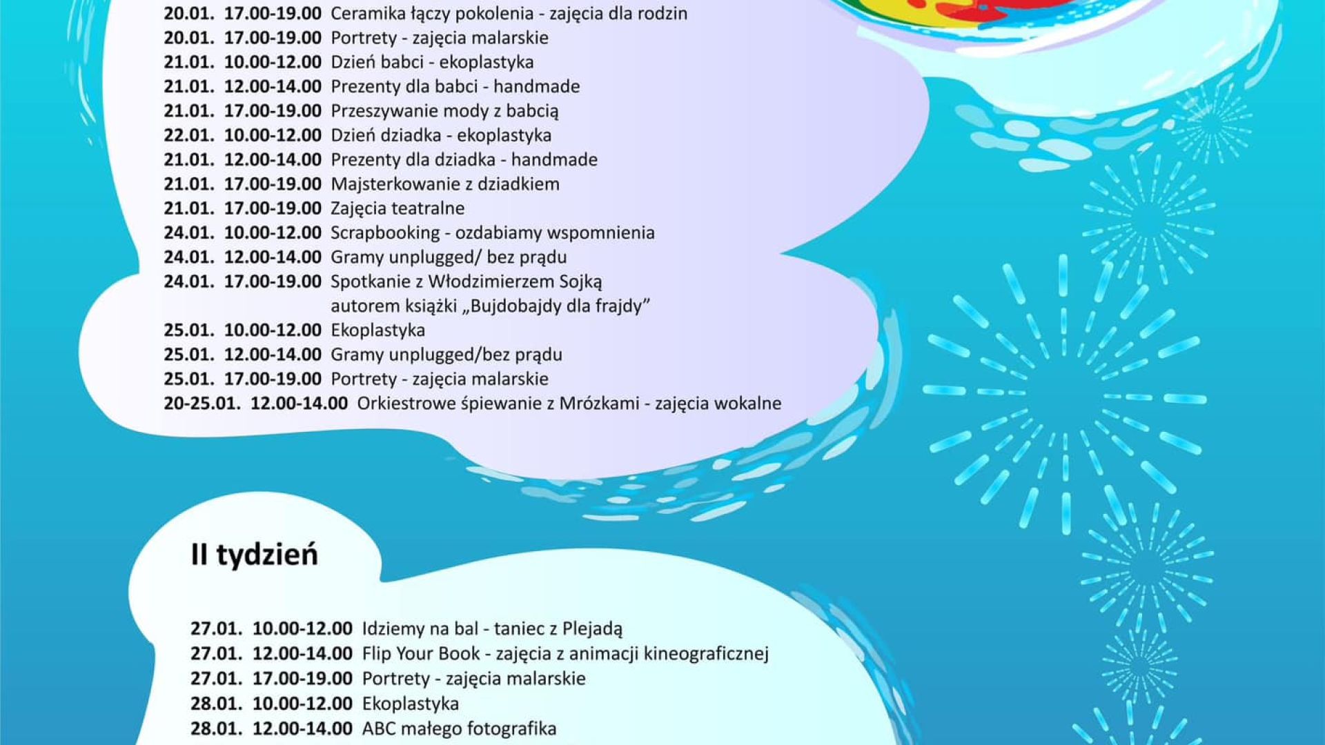 Ferie zimowe w Parku Kultury w Starachowicach