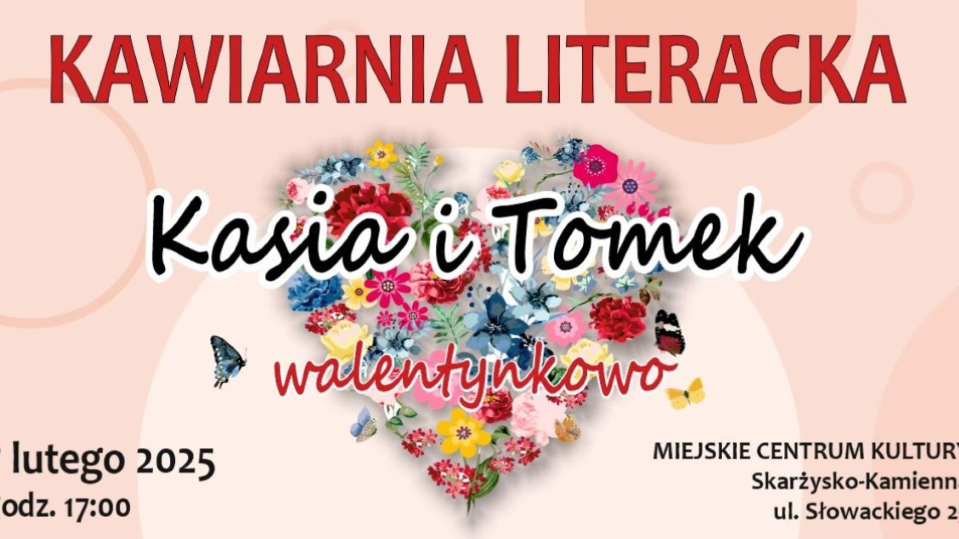 Walentynkowa Kawiarnia Literacka w Skarżysku-Kamiennej