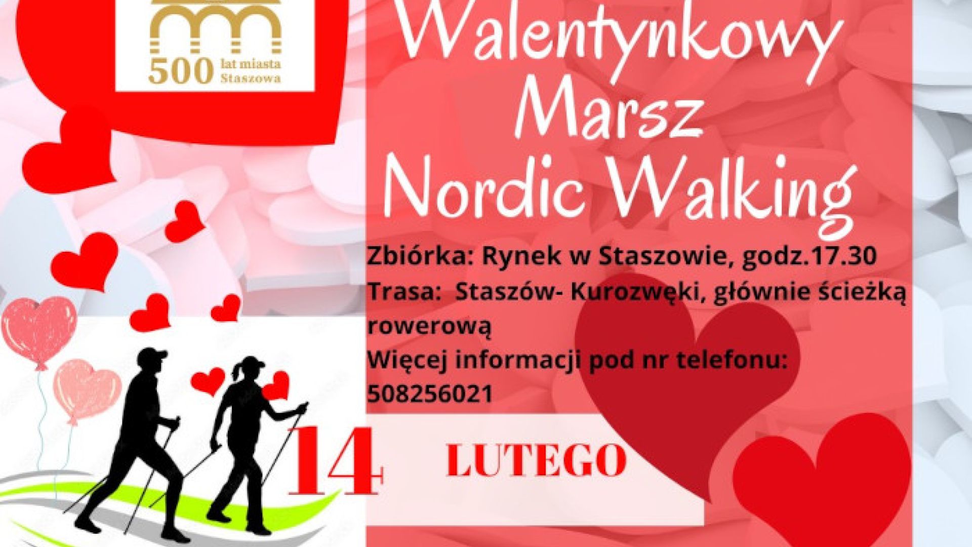 Walentynkowy Marsz Nordic Walking