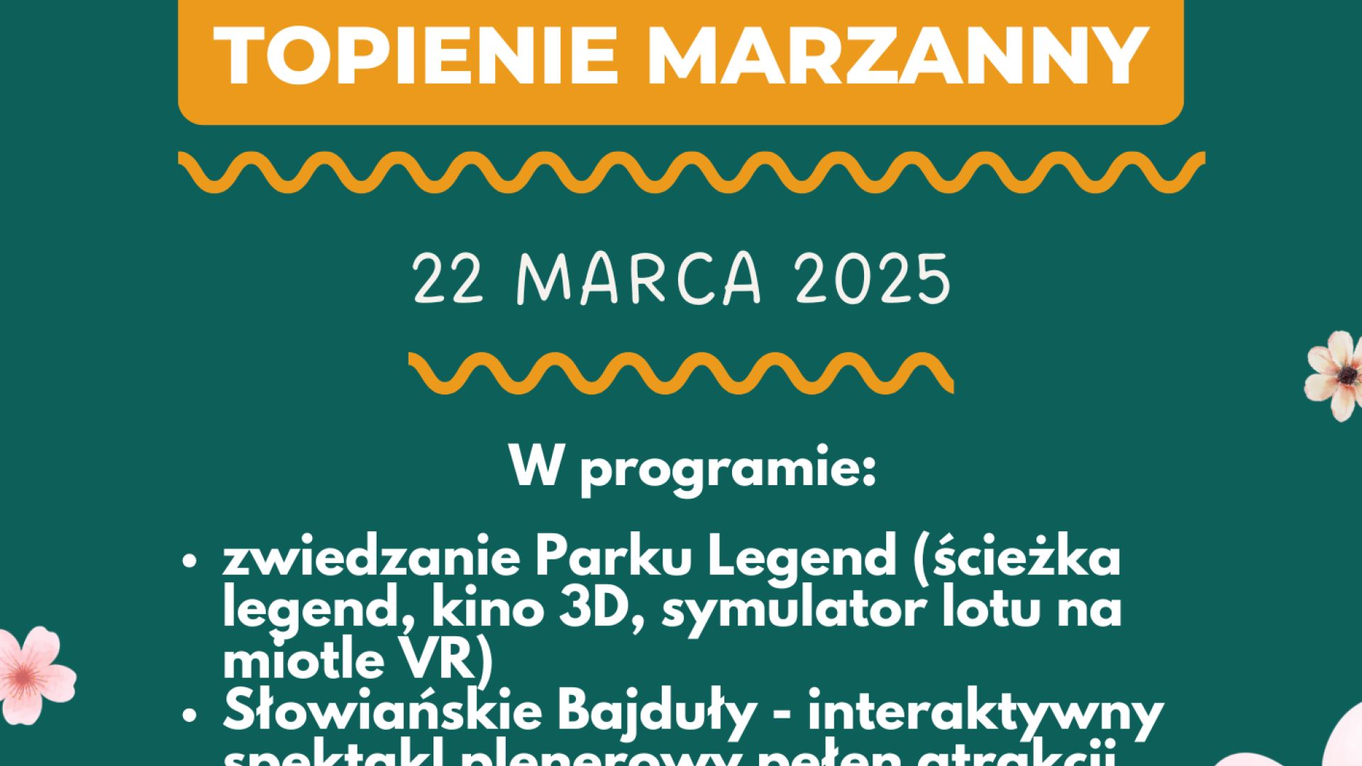 Topienie Marzanny. Słowiańskie Bajduły w Parku Legend