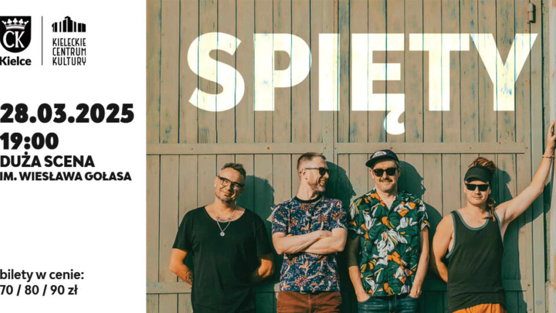 Koncert SPIĘTY w Kieleckim Centrum Kultury