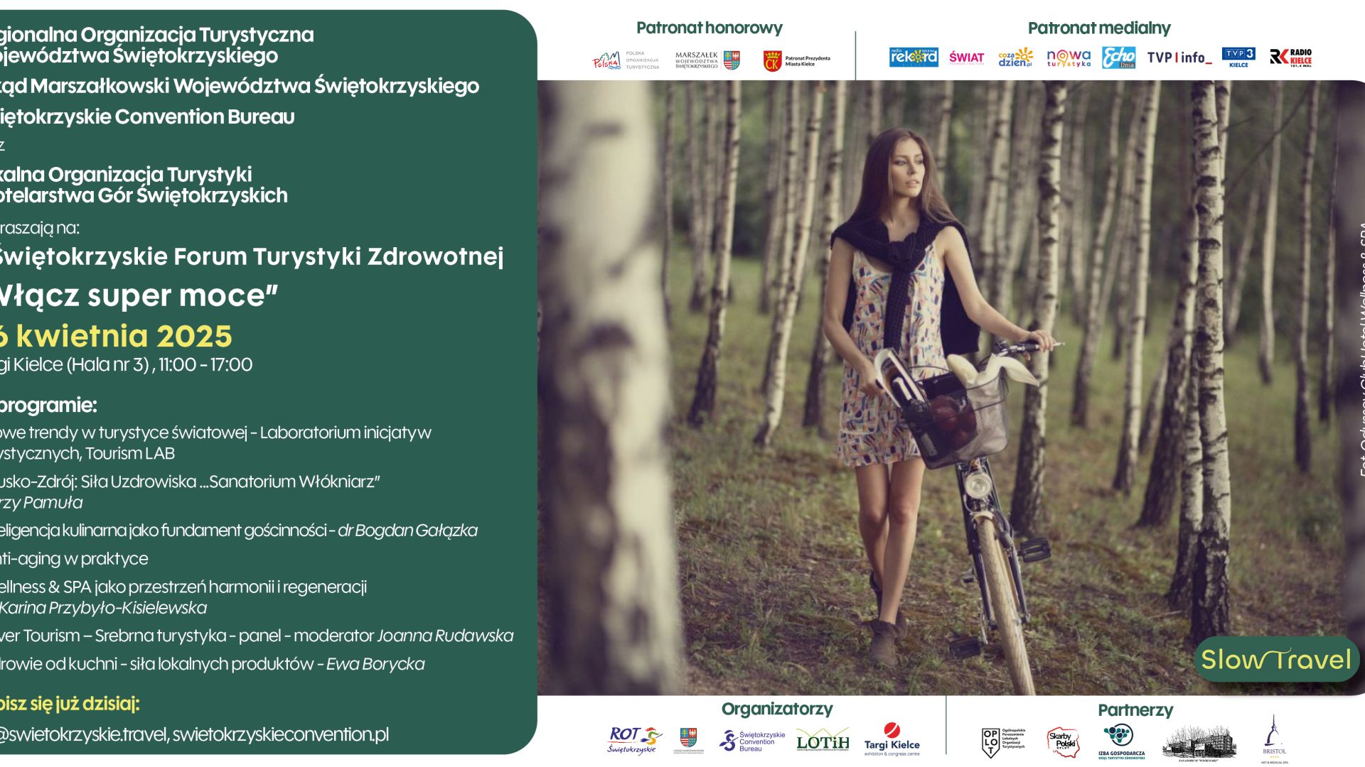 SLOWTRAVEL i II Świętokrzyskie Forum Turystyki Zdrowotnej "Włącz super moce"