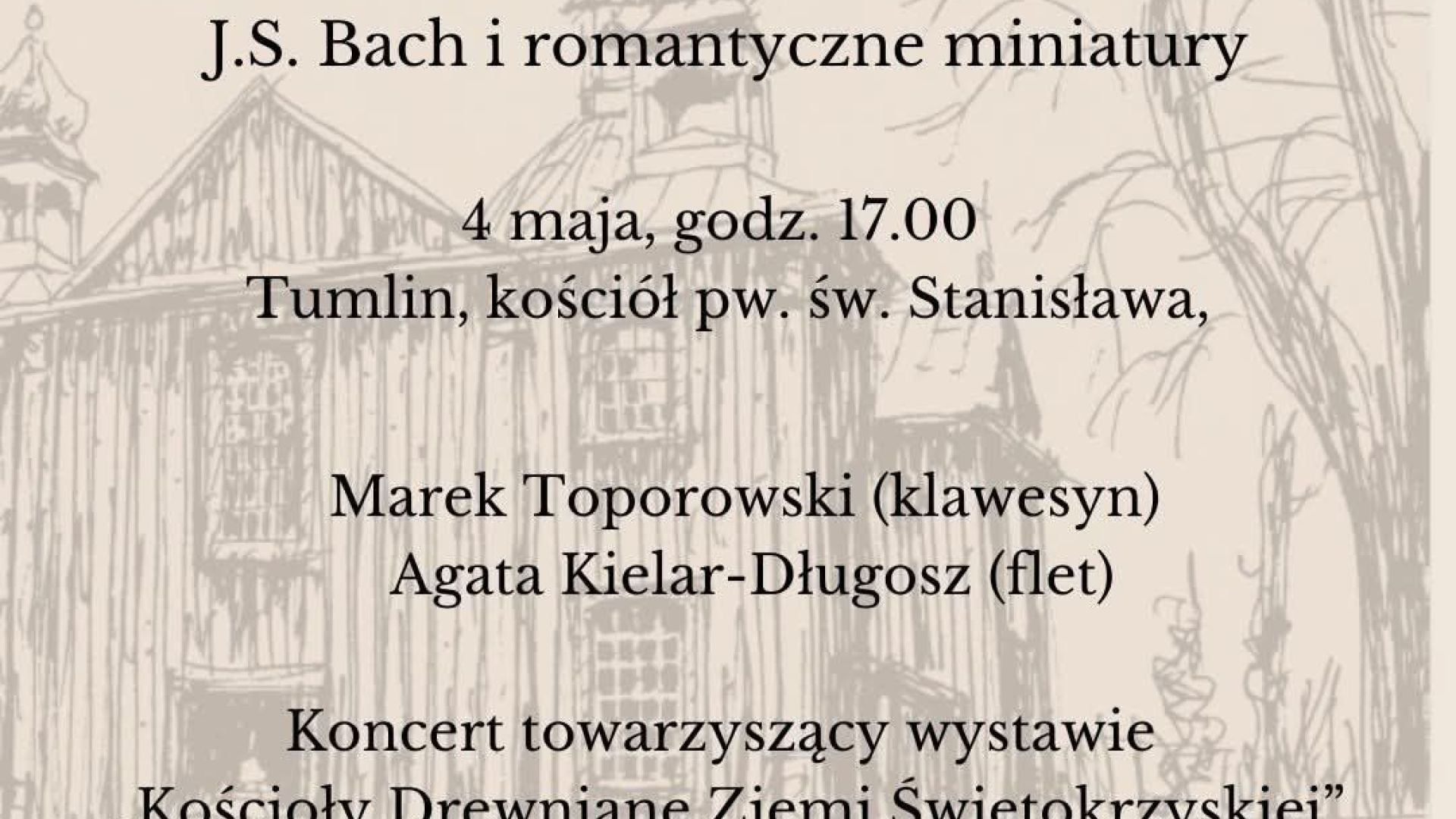 Koncert "Od Bacha ku romantyzmowi" w Tumlinie