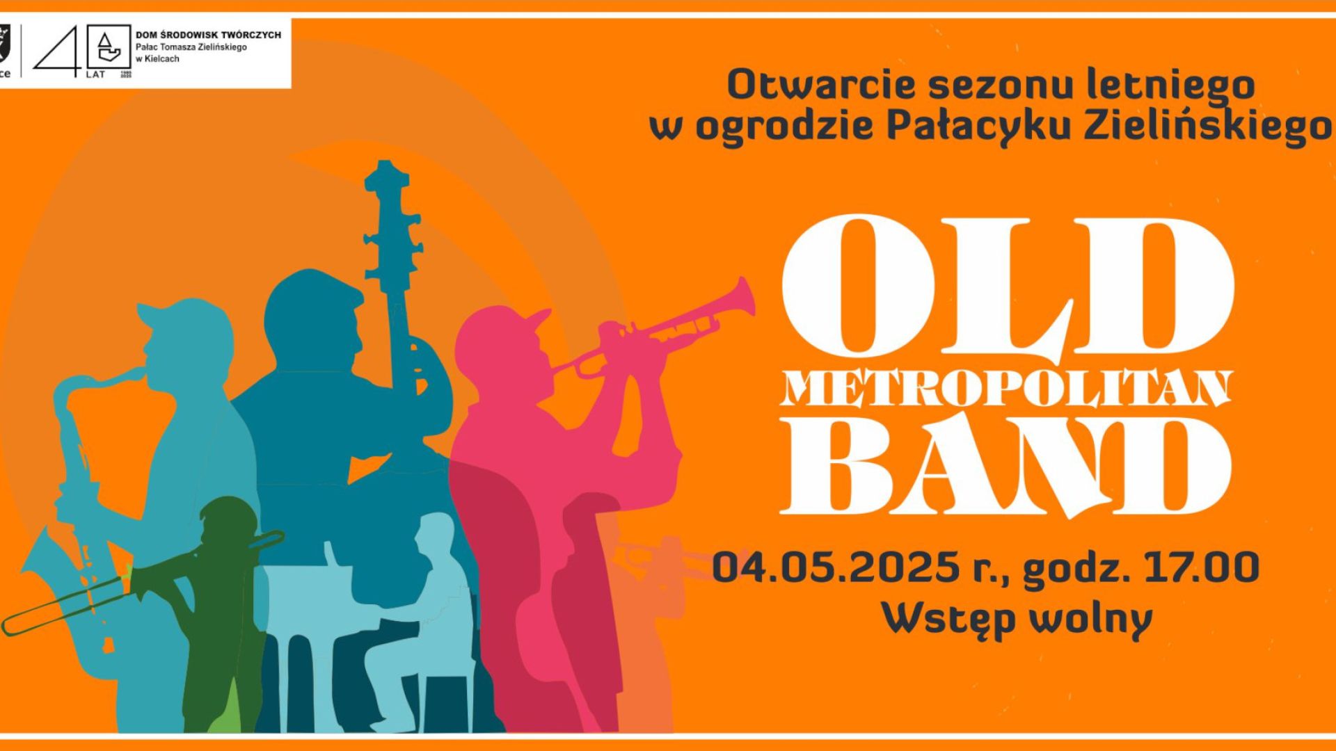 Otwarcie sezonu letniego w Pałacyku Zielińskiego – Old Metropolitan Band