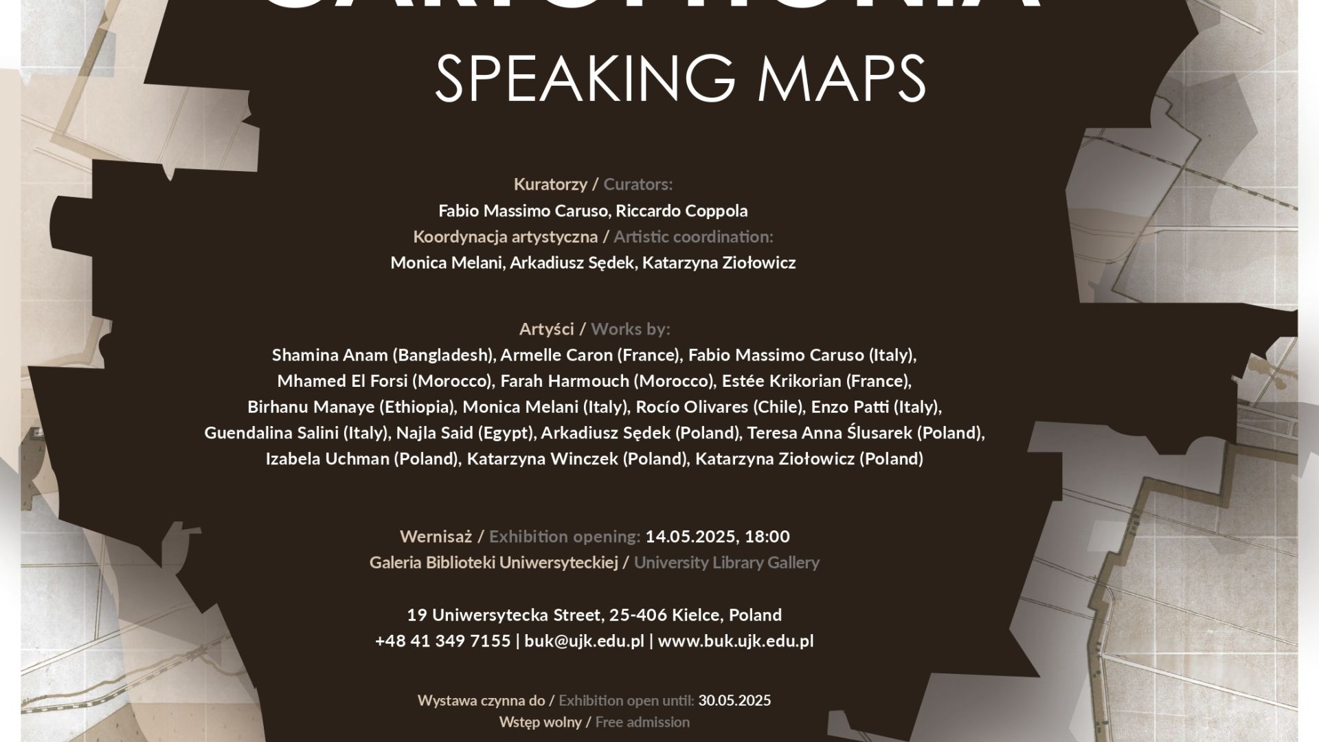 "CARTOPHONIA - Speaking Maps" w Bibliotece UJK w Kielcach