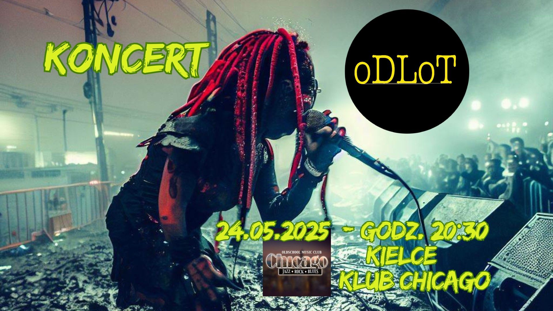 Koncert zespołu oDLoT w Klubie Chicago w Kielcach
