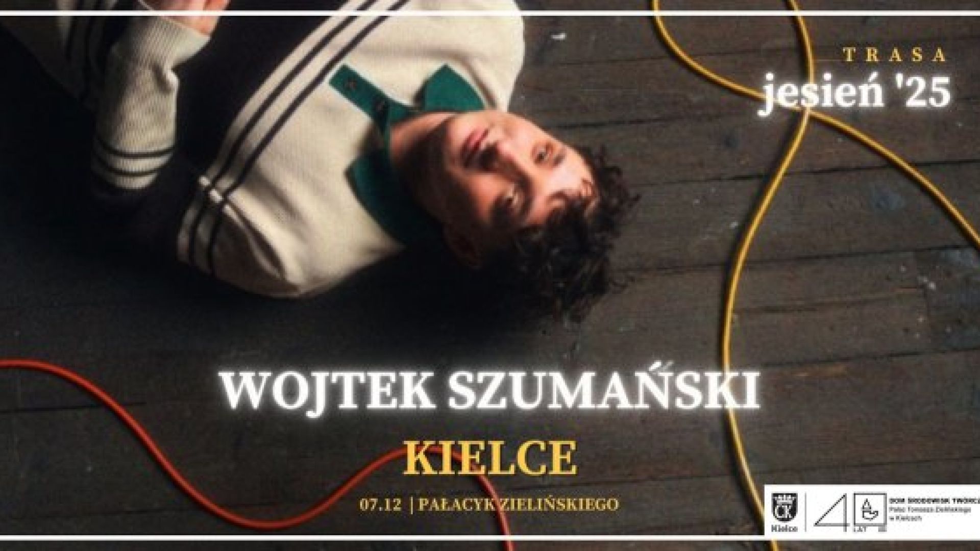 Wojtek Szumański z zespołem w Pałacyku Zielińskiego