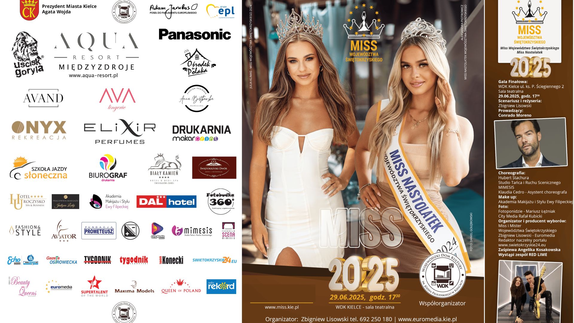 Świętokrzyski Festiwal Piękna – Miss Województwa Świętokrzyskiego 2025