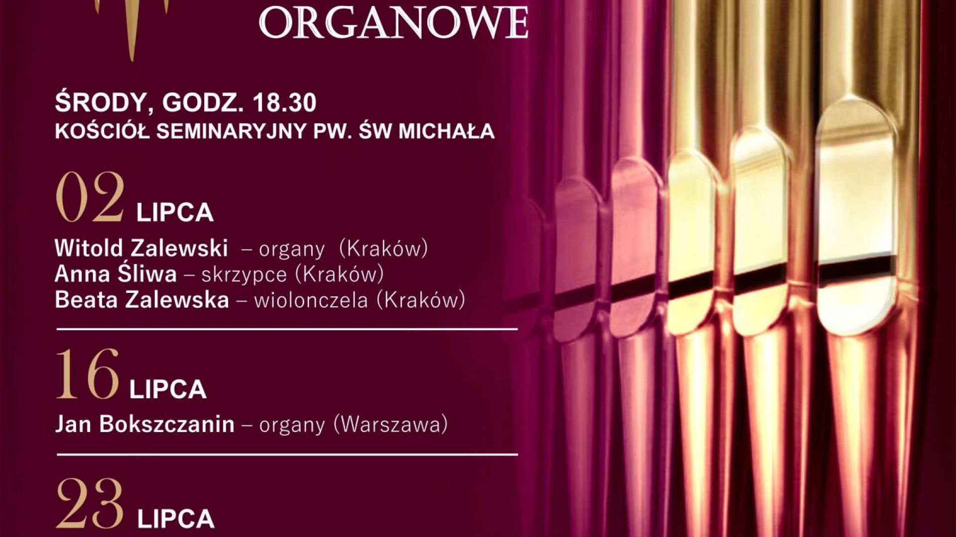 XXXV Sandomierskie Wieczory Organowe