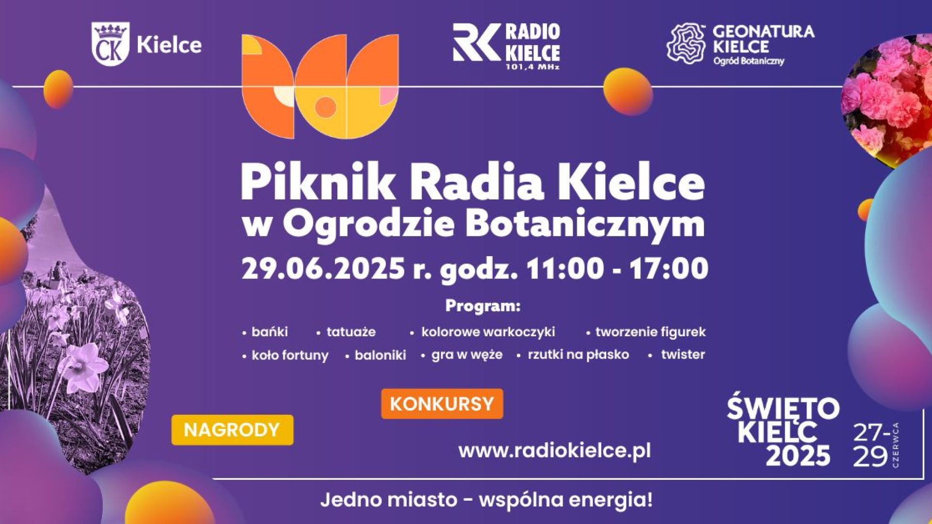 Piknik Radia Kielce w Ogrodzie Botanicznym - Święto Kielc