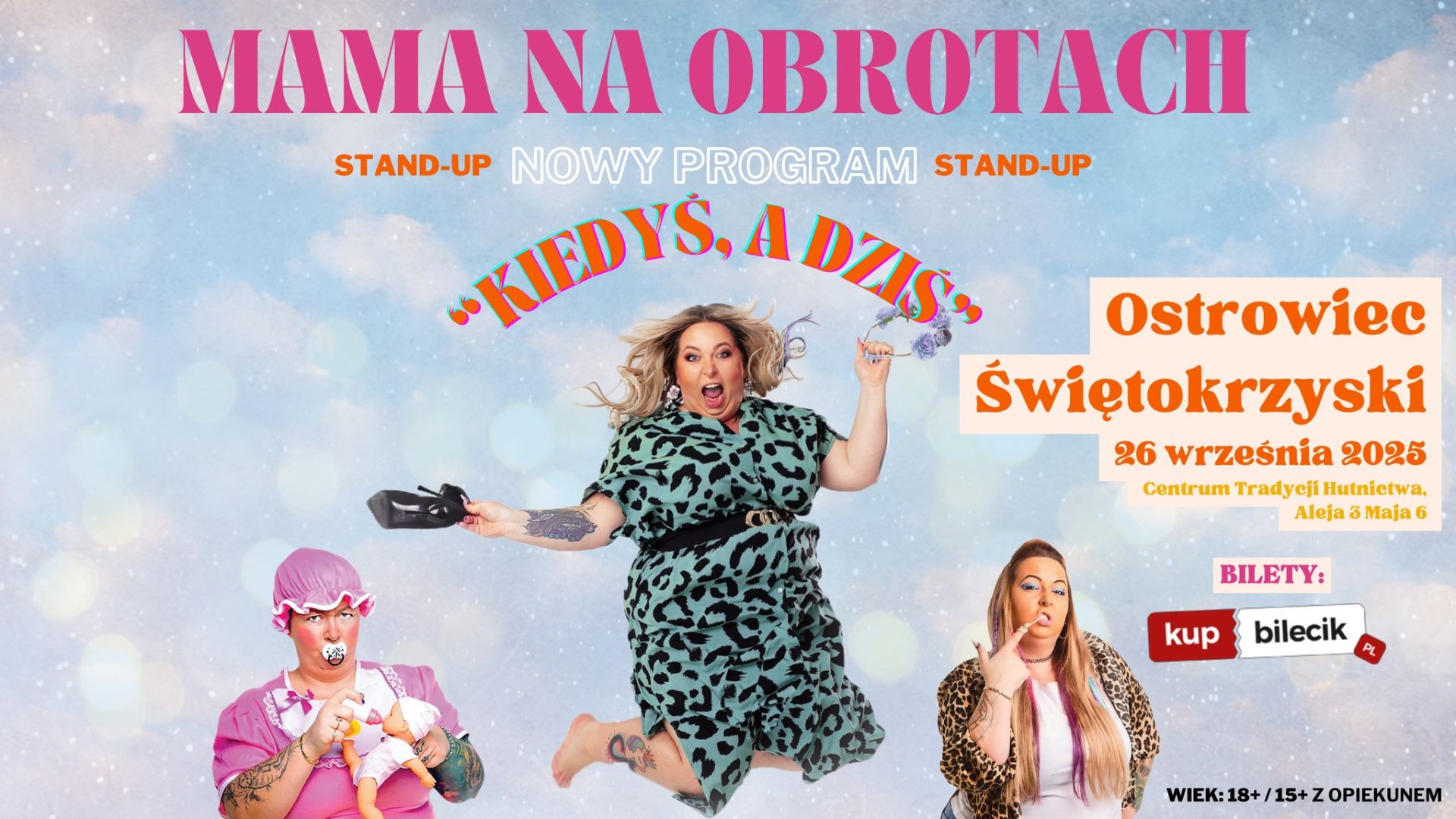 Stand-up MamaNaObrotach w Ostrowcu Świętokrzyskim