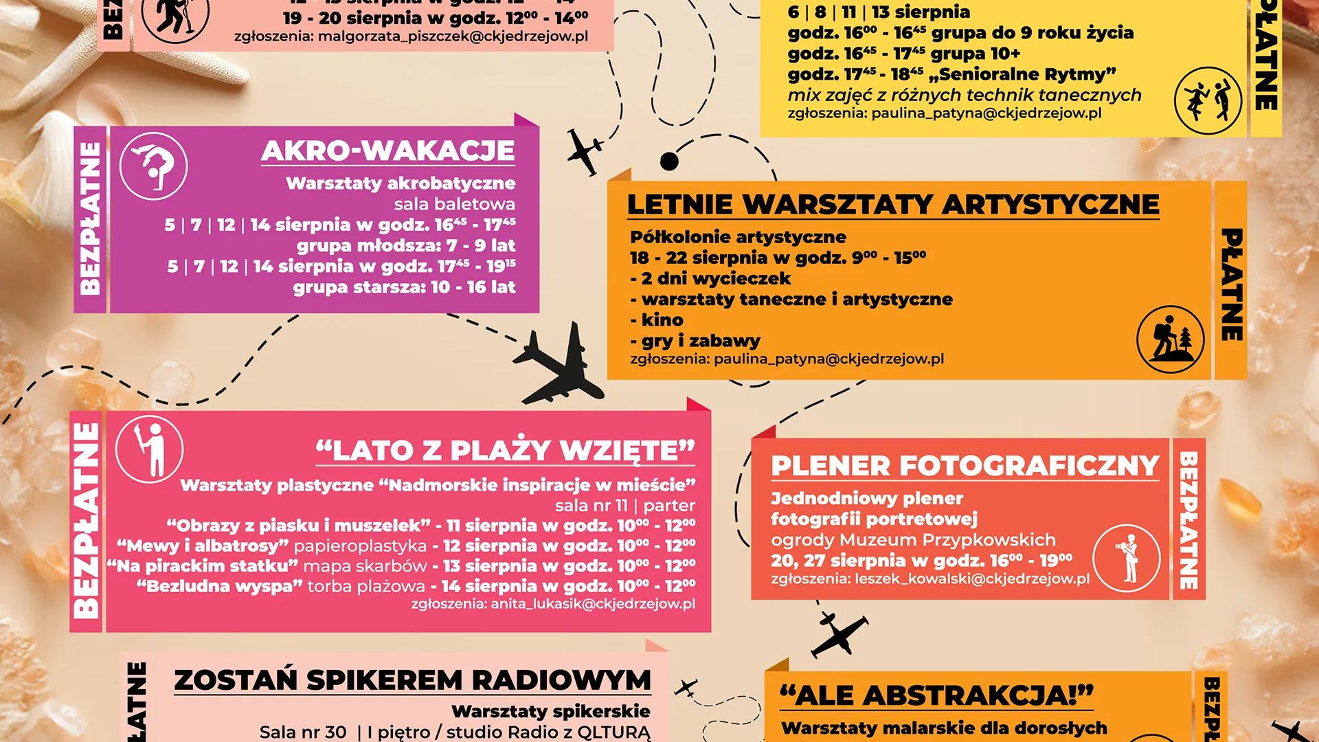Wakacje w sierpniu w Centrum Kultury w Jędrzejowie