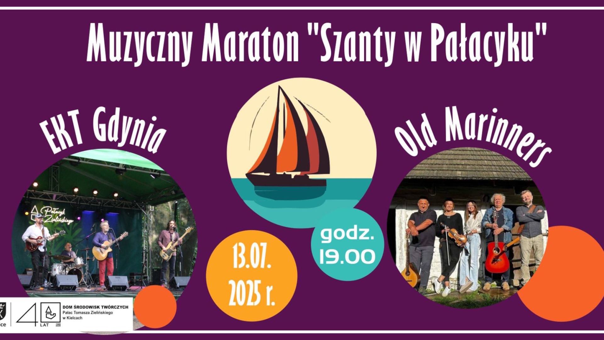 Muzyczny Maraton „Szanty w Pałacyku” – EKT Gdynia & Old Marinners