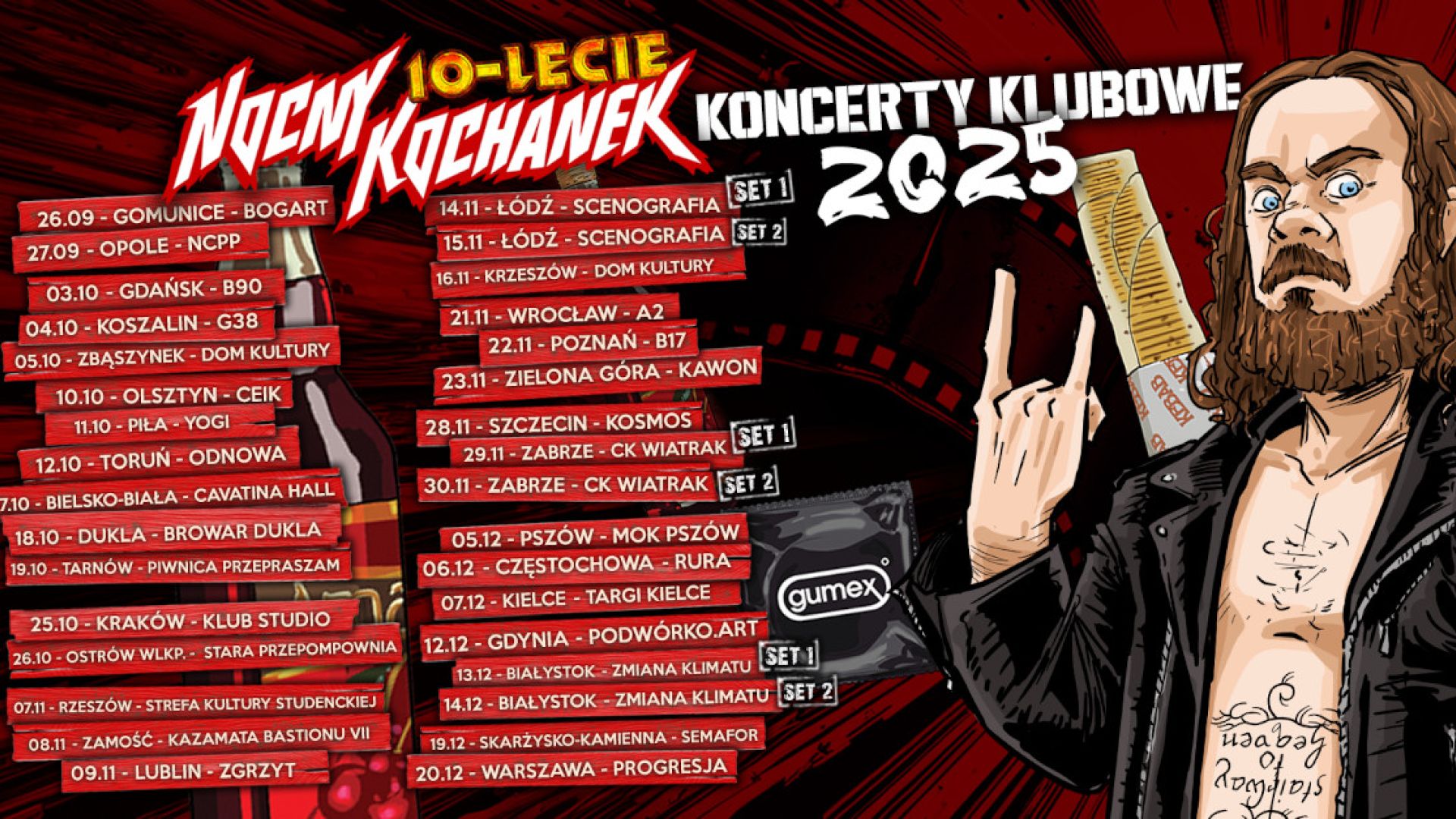 Nocny Kochanek w Kielcach