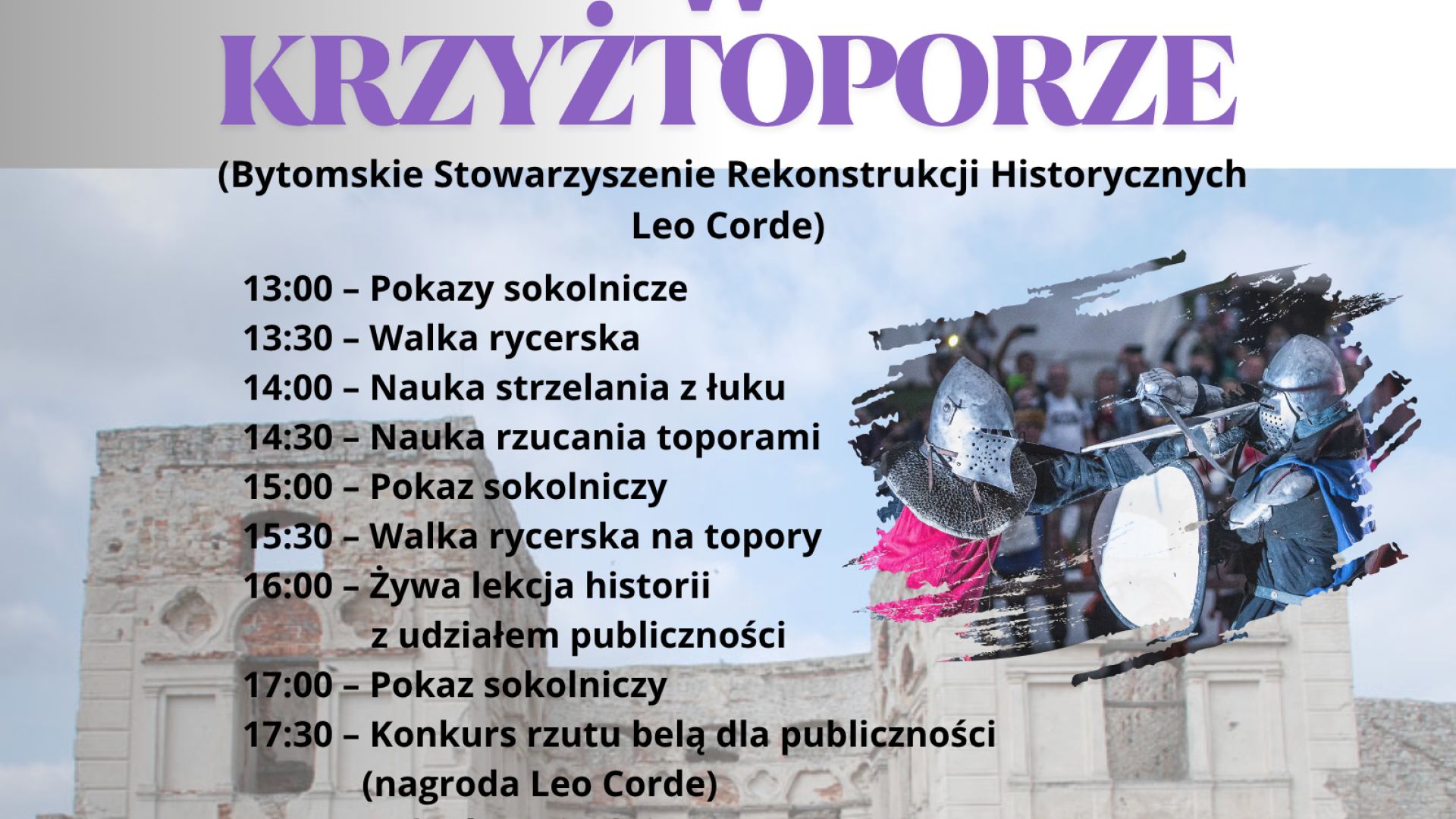 Rycerze i sokoły w Krzyżtoporze