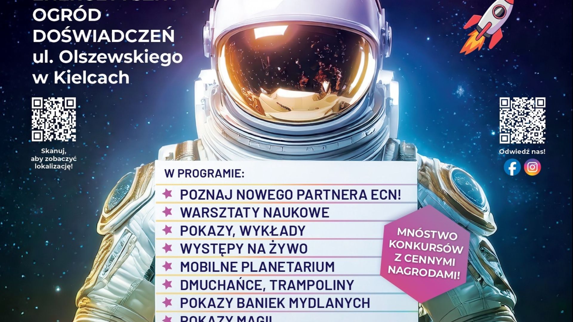 Wielki Piknik Rodzinny z okazji 10 urodzin Energetycznego Centrum Nauki