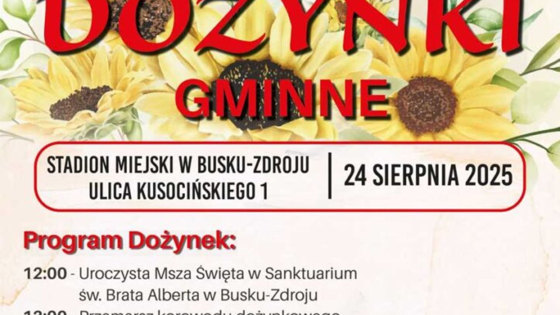 Dożynki Gminne w Busku-Zdroju