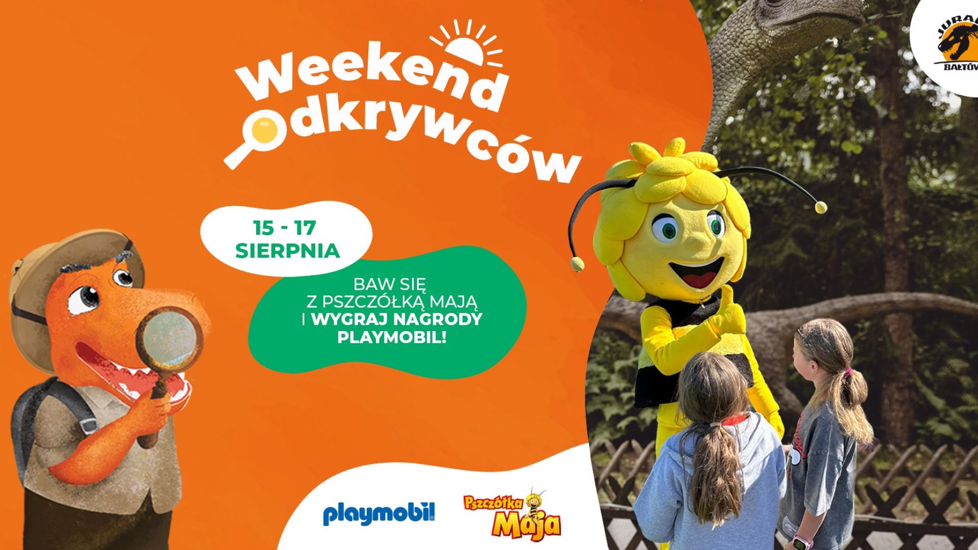 WEEKEND ODKRYWCÓW W JURAPARKU BAŁTÓW