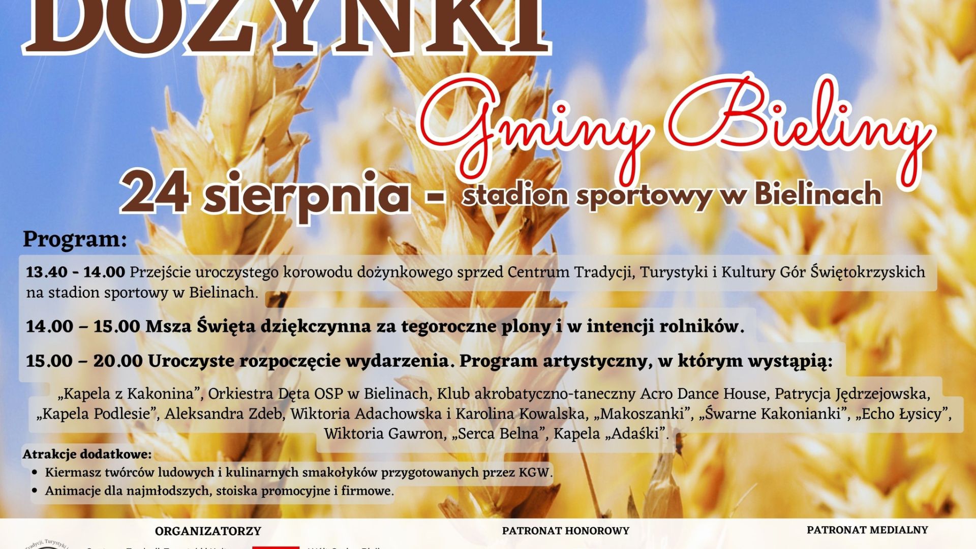 Dożynki Gminne w Bielinach