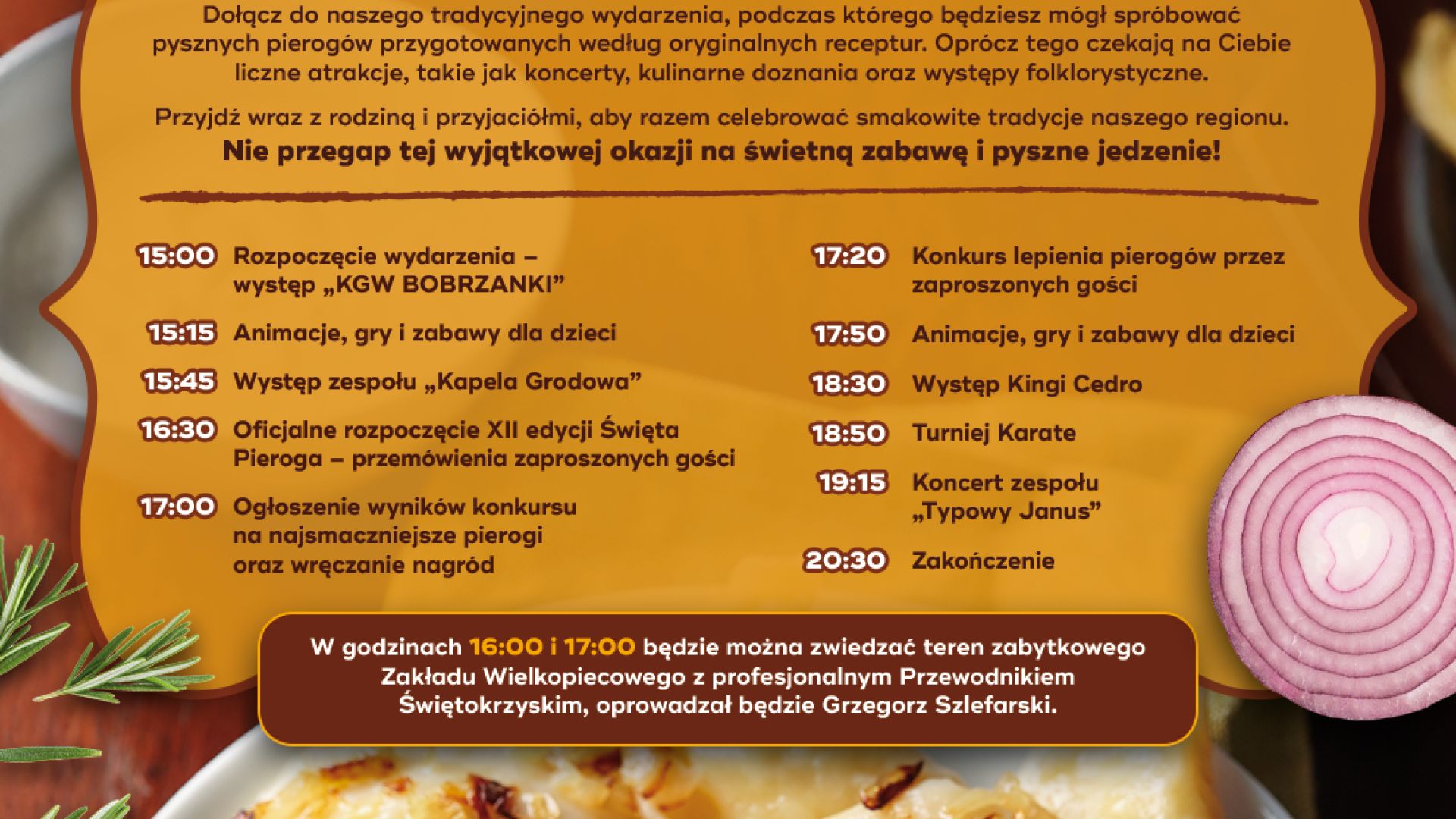 Święto Pieroga Świętokrzyskiego w Bobrzy