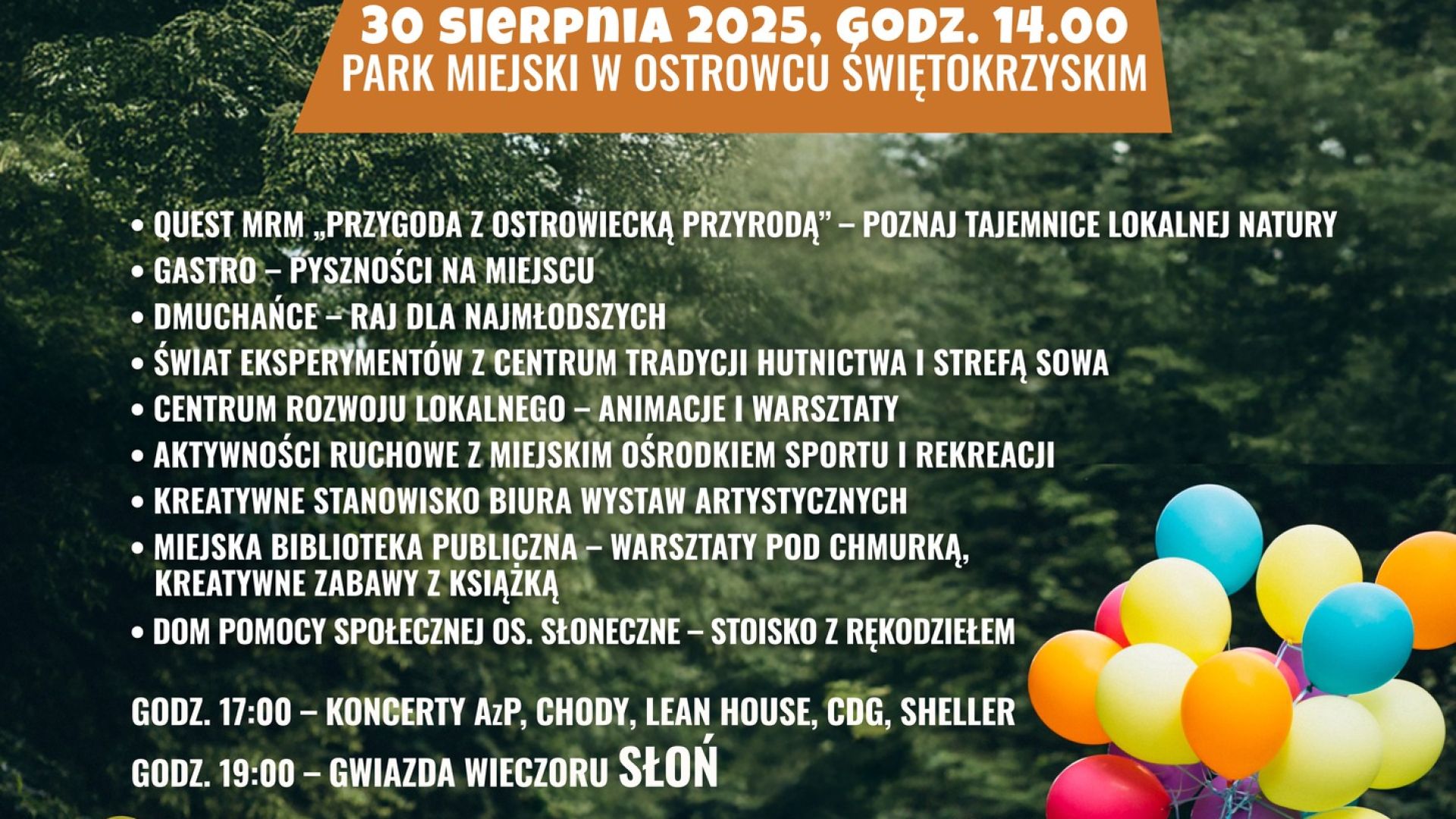 Piknik Rodzinny na Zakończenie Wakacji w Ostrowcu Świętokrzyskim