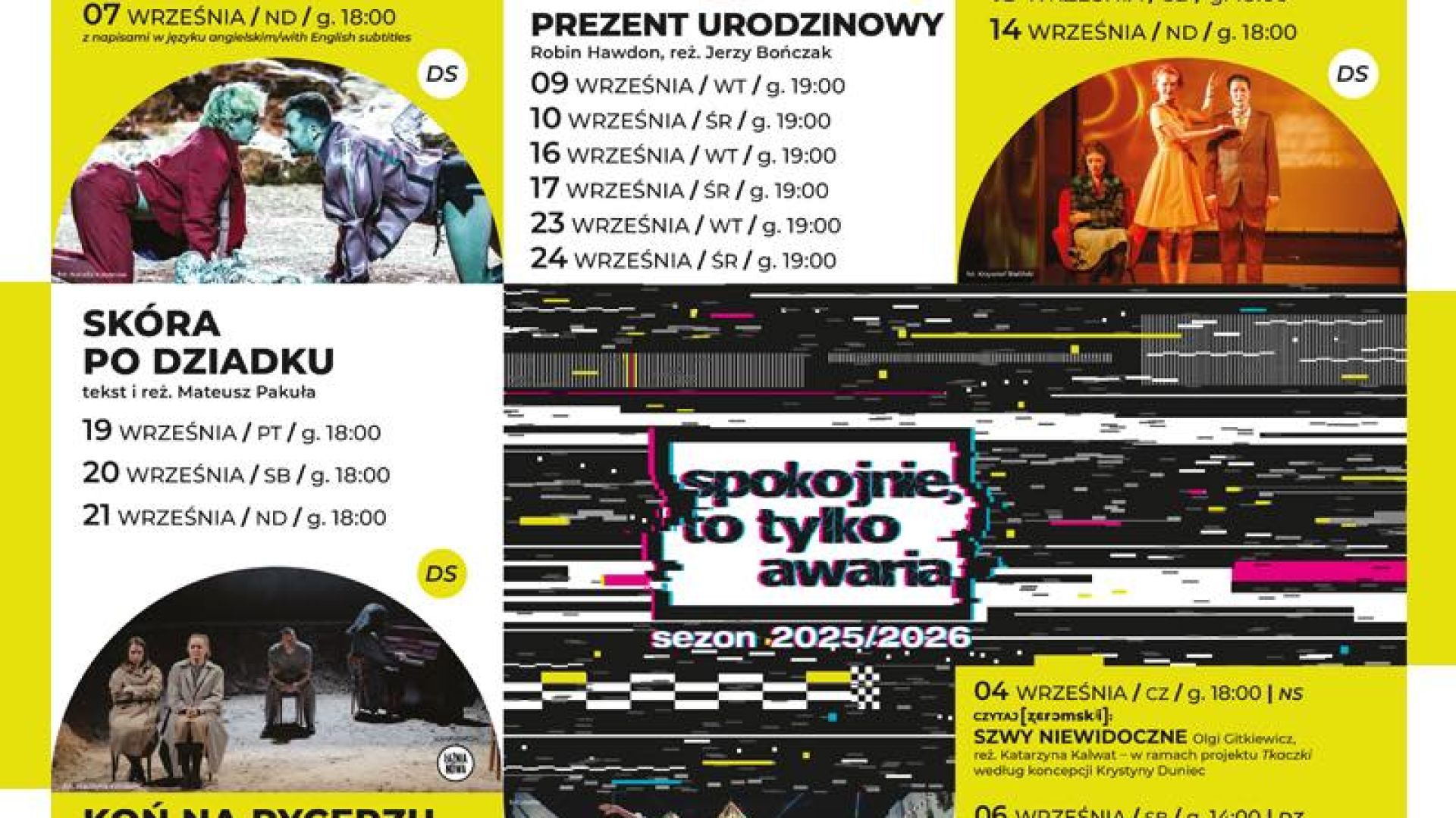 Wrześniowy repertuar teatru Żeromskiego w Kielcach